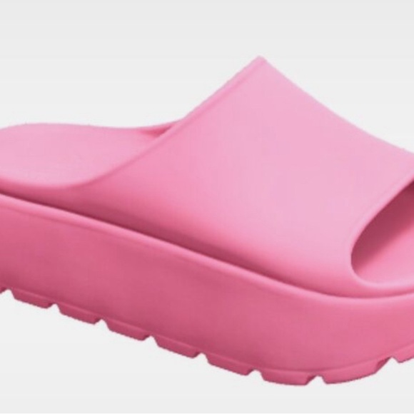 Zara Rubberised Sport Sandals - FUCHSIA - Picture 2 of 5